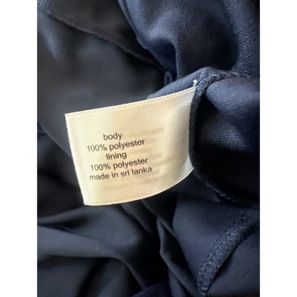 Lane Bryant Chiffon Overlay Pleated Maxi Halter Dress Navy Floral Plus Size 18 - Picture 9 of 15